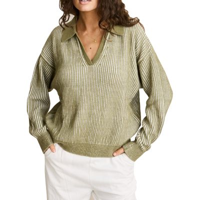 Rhythm Vista Stripe Collared Jumper