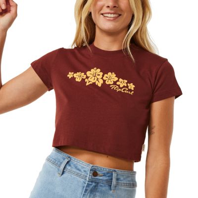 Rip Curl Wms Hibiscus Baby Tee
