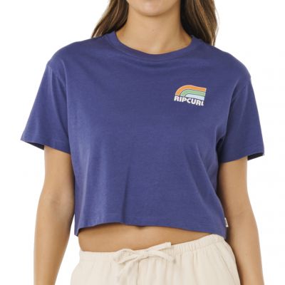 Rip Curl W Surf Side Cropped Tee