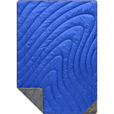Rumpl Original Puffy 1 Person Blanket - Burning Blue