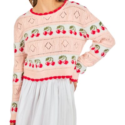 Sadie&Sage Cherry On Top Sweater