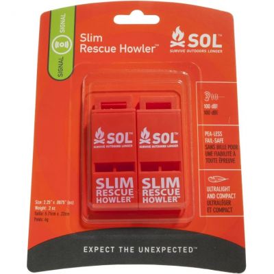 Survive Outdoors Longer Slim Rescue Howler Whistle