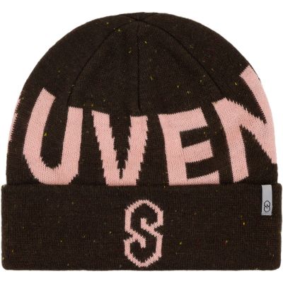 Souvenir Speckled Cuff Beanie - Chocolate