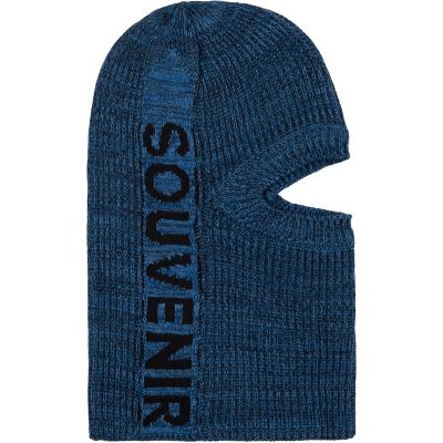 Souvenir Multi Yarn Burgular Mask - Blues