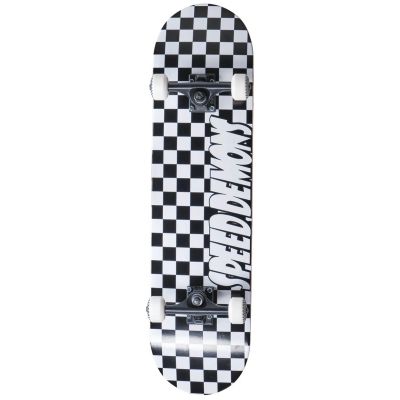 Speed Demons Checkers Complete Skate - 8"
