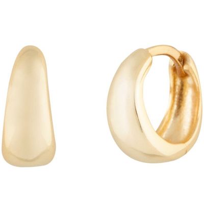 Twenty Compass Mini Bold Hoops - Gold Vermeil