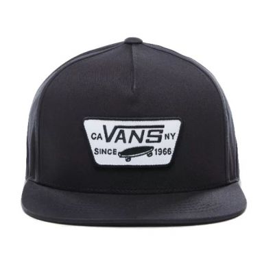 Vans Full Patch Snapback Hat - True Black