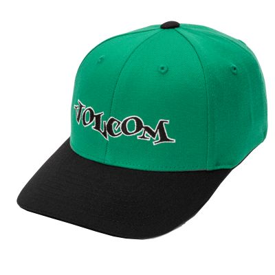 Volcom Youth Demo Flexfit Hat - Synergy Green