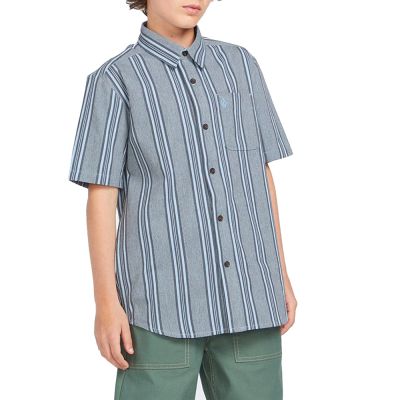 Volcom Youth Newbar Stripe Shirt