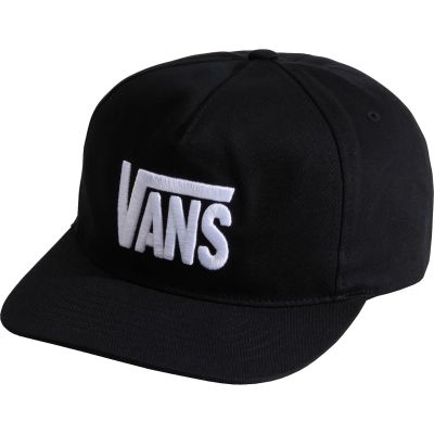 Vans Stretch Logo Snapback Cap - Black