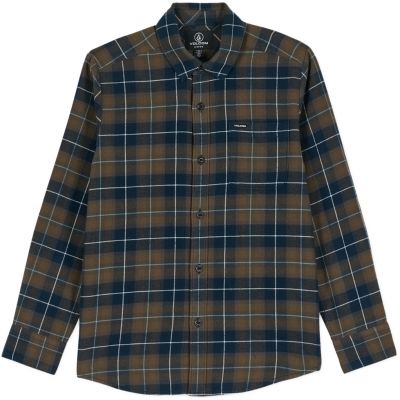 Volcom Youth Caden Plaid Long Sleeves