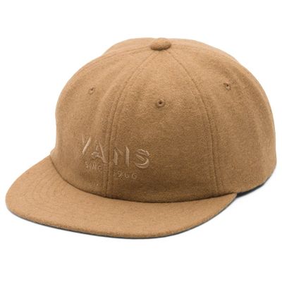 Vans Clark Vintage Unstructured Hat - Bone Brown 