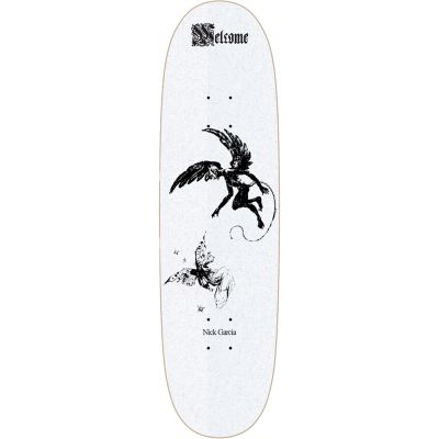 Welcome Paradox Nick Garcia Pro Model White Glitter Deck - 8.8"