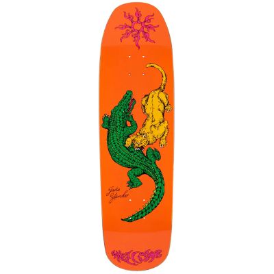 Welcome Swamp Fight Jake Yanko Pro Model Orange Deck - 9.0"