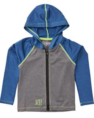 Xcel Kids Premium Stretch Front Zip Hood 