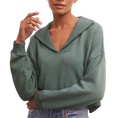 Z Supply Wms Soho Fleece Sweatshirt