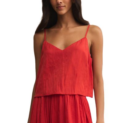 Z Supply Fiore Crinkle Satin Tank