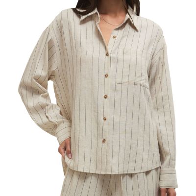 Zsupply Alfie Striped Button Up Top