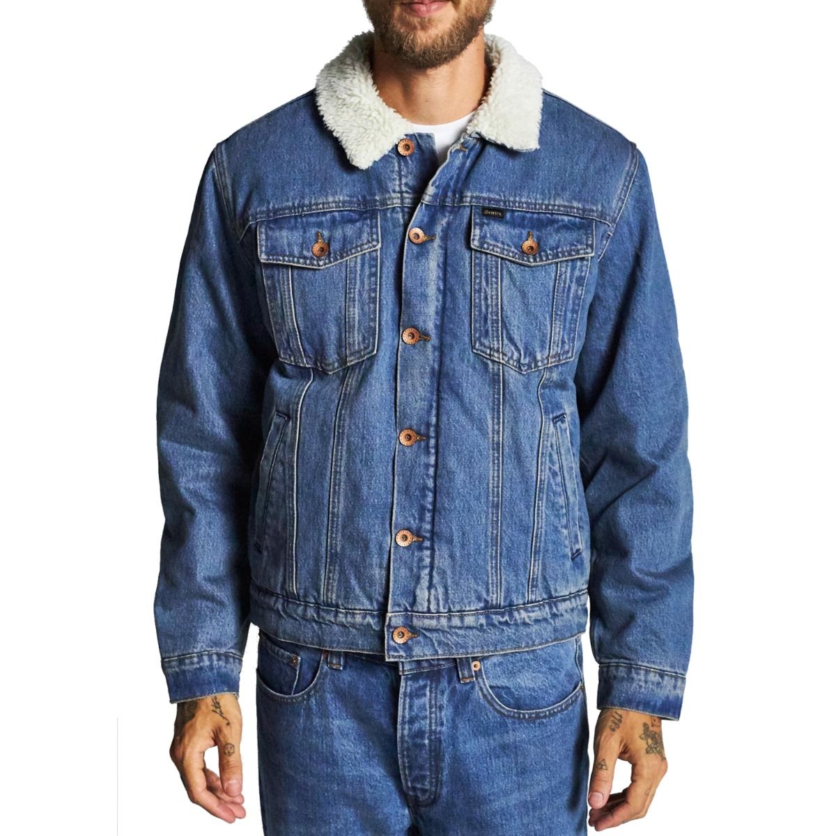 Brixton Cable Sherpa Denim Jacket