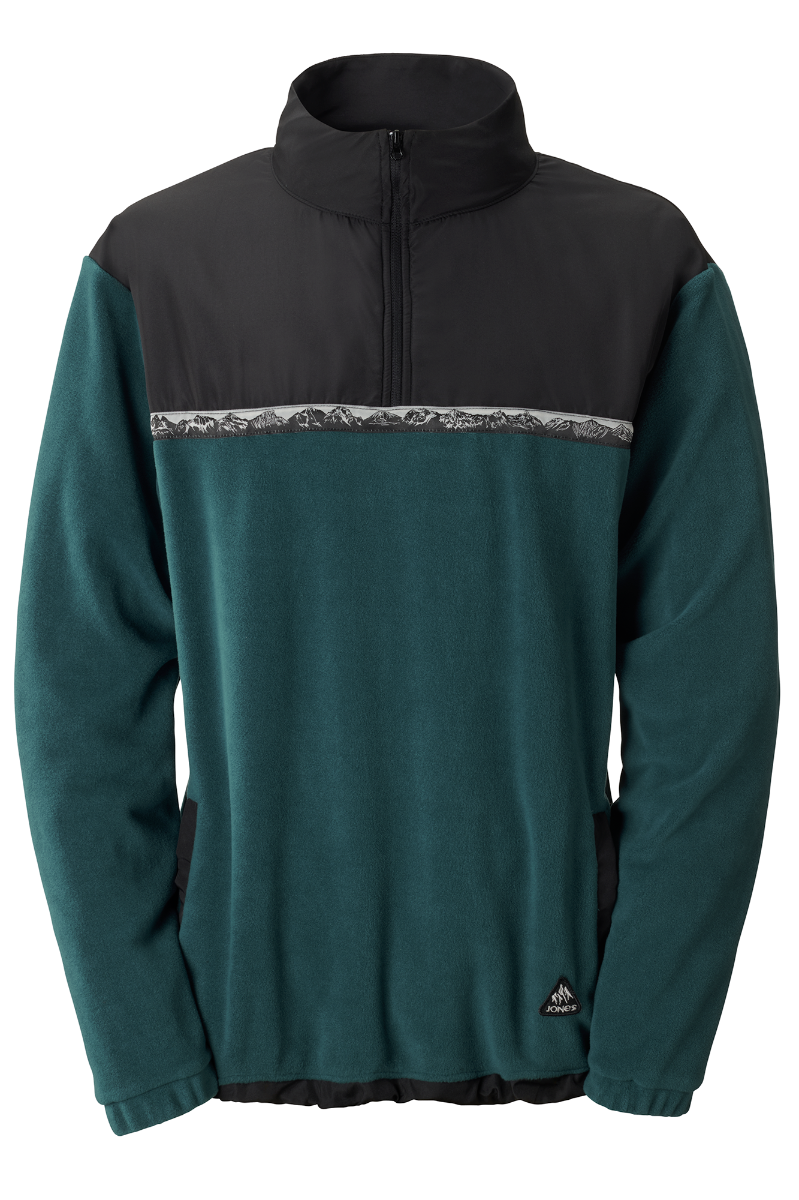 OVY RECYCLE MICRO FLEECE HALF ZIP