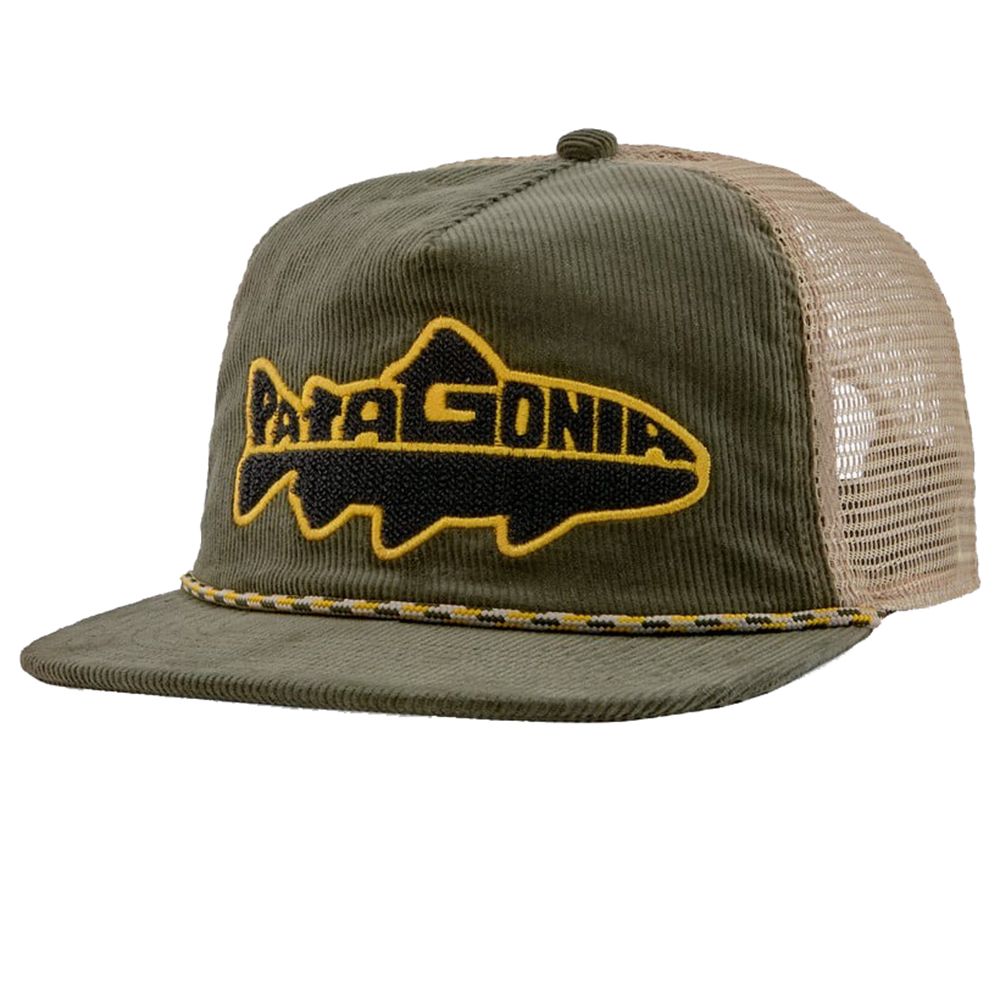 green patagonia cap