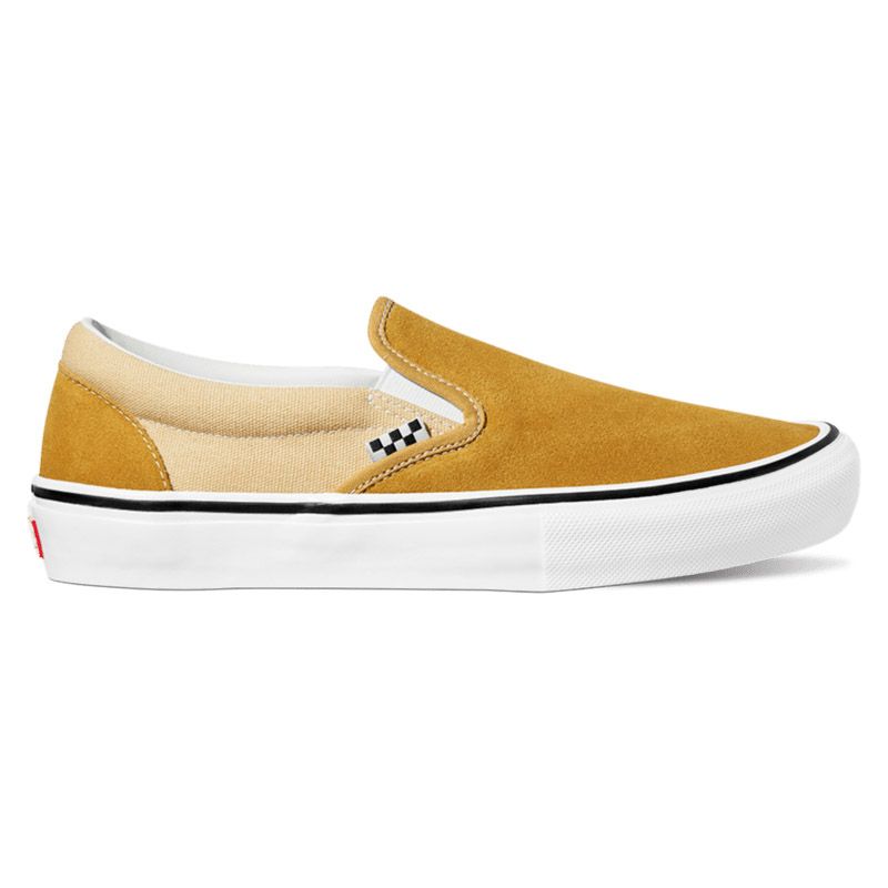 vans damier jaune et noir