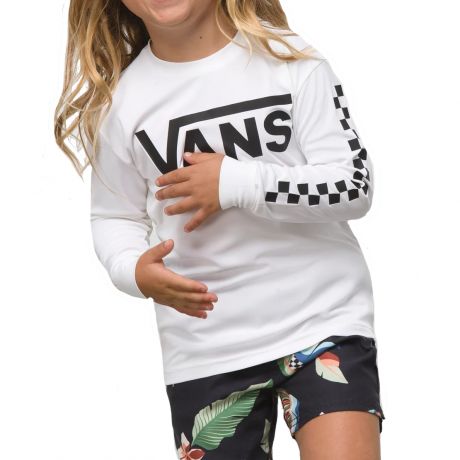 Vans Kids Classic Checker Long Sleeve Sun Shirt