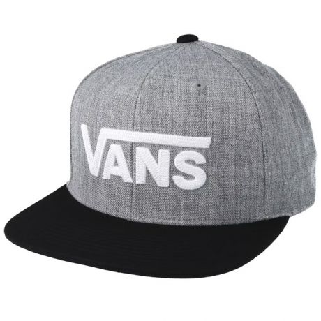 Vans Boys Drop V II Snapback Cap - Gray