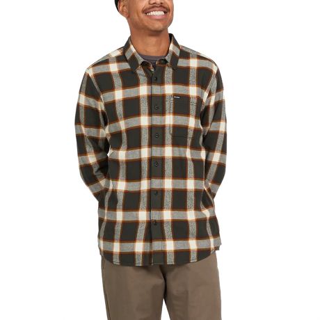 Volcom Caden Plaid Long Sleeve Shirt 