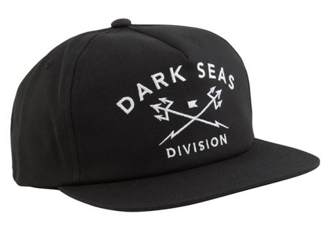 Dark Seas Tridents Snapback Cap - Black