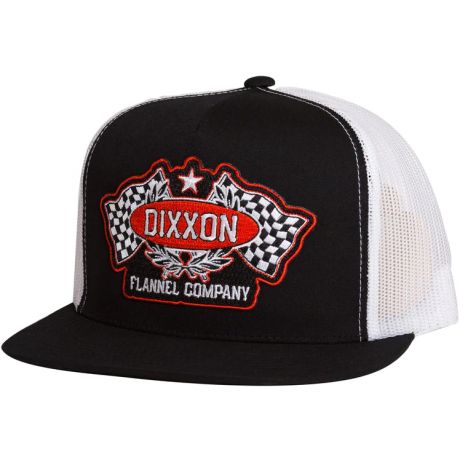 Dixxon Checker Crest Snapback Cap - Black/White