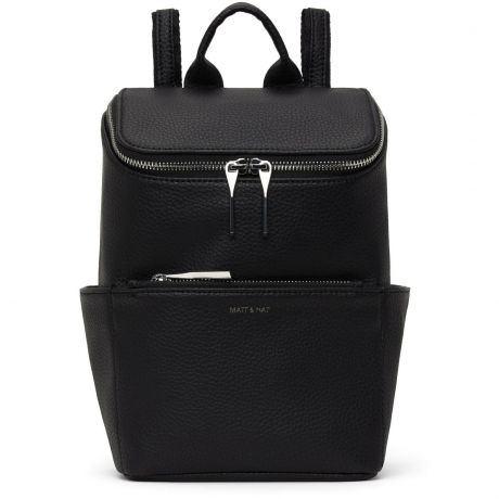 Matt & Nat [Purity Collection] Brave Small Backpack - Black