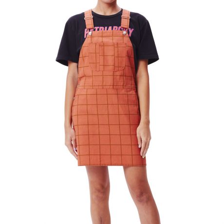 Obey Wms Estate Overall Dress 
