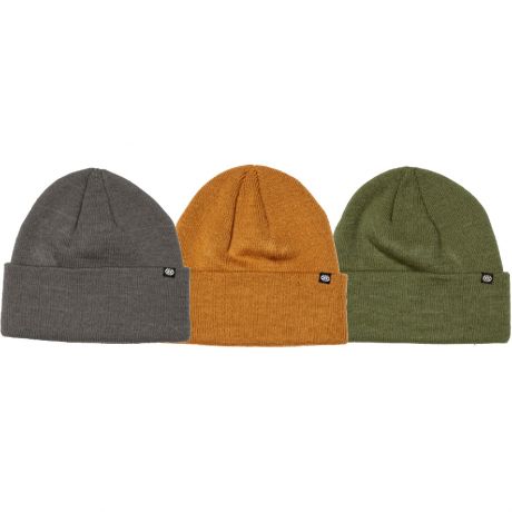 686 Standard Roll Up Beanie [3 Pack] - Earth