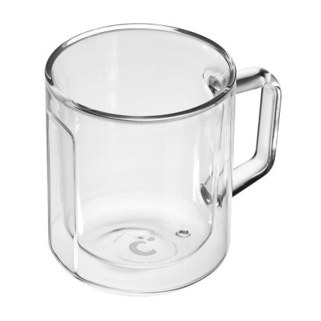 Corkcicle 2 Glass Mugs [12oz] - Clear 