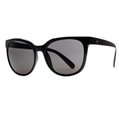 Volcom Wms Garden Sunglasses Gloss Black - Gray Lens