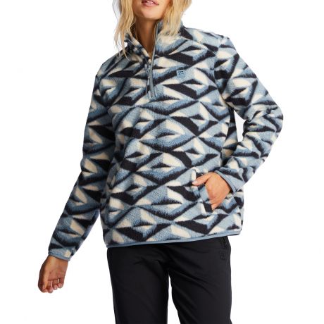 Billabong Wm A/Div Boundary Mock 3 Half-Zip Pullover Sweatshirt