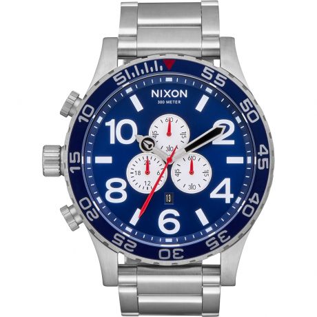 Nixon 51-30 Chrono - Navy Sunray/Silver