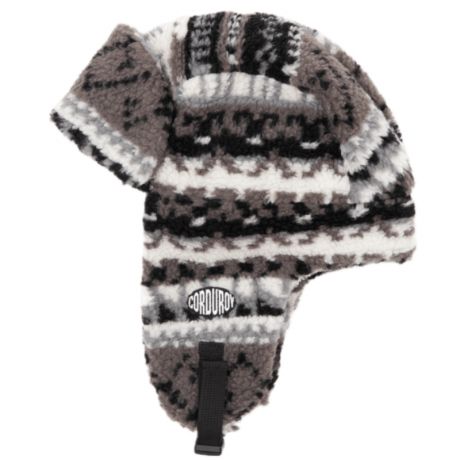 Corduroy Fleece Trapper - Grey
