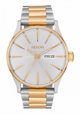 Nixon Sentry Stainless Steel - Silver/Gold