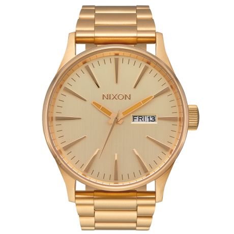 Nixon Sentry Stainless Steel - All Gold