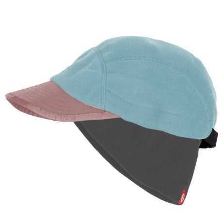 Airhole Guide Microfleece Hat - Dusty Blue/Pink