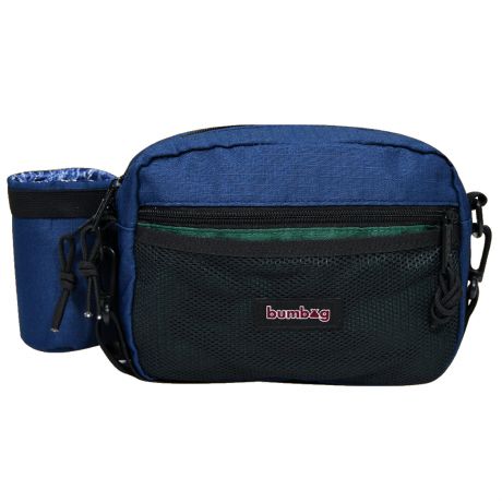 Bum Bag x Louie Lopez Compact XL Shoulder Bag - Navy/Forest Green