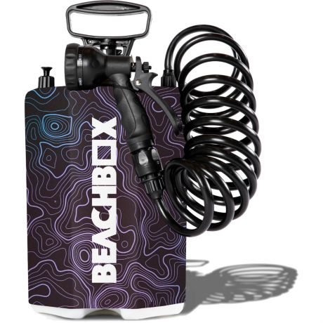 BeachBox Shower Tank + Shower Mount - Elevation