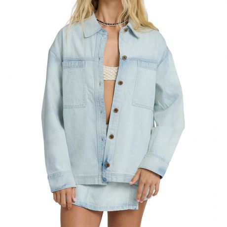 Billabong W Jade Saltwashed Long Sleeves Woven 