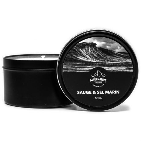 Alternative Bougie 8oz - Sauge & Sel Marin