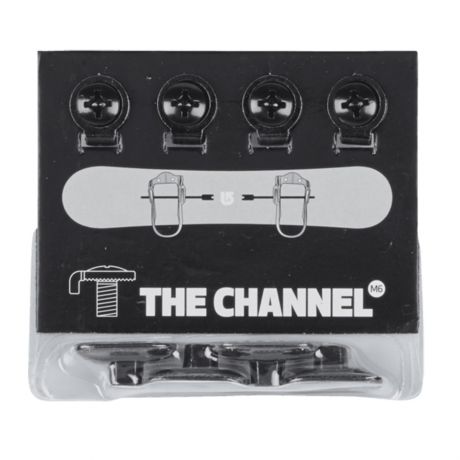Burton M6 Channel Replacement Hardware - Black