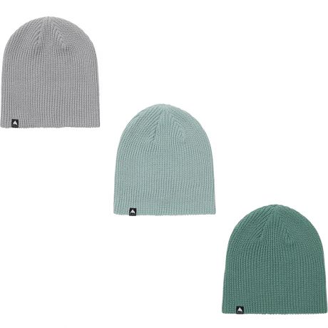 Burton Youth Recycled DND 3 Pack Beanies - Soft Sage/Light Teal/Silver Sconce