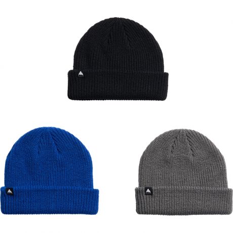 Burton Kids' DND Beanie (3 Pack) - Black/Gray/Blue