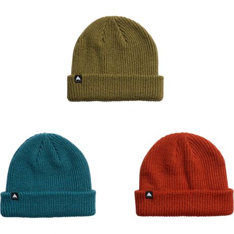 Burton Kids' DND Beanie (3 Pack) - SpicedC/Emerald/Moss
